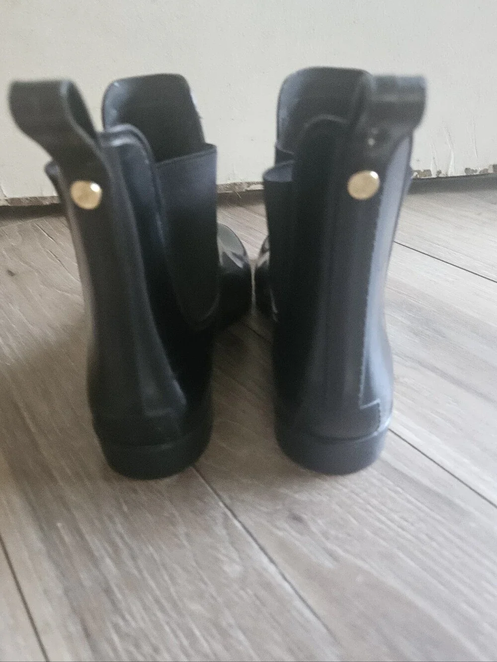 Sam Edelman Women's Black Rain Boots 9